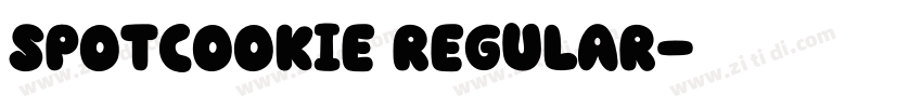SpotCookie Regular字体转换